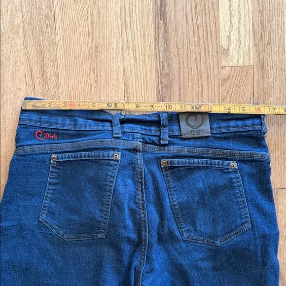 Origin Men's Jeans D68 34C Dark Wash Tapered Stretch Slim Denim Jeans - Picture 9 of 11